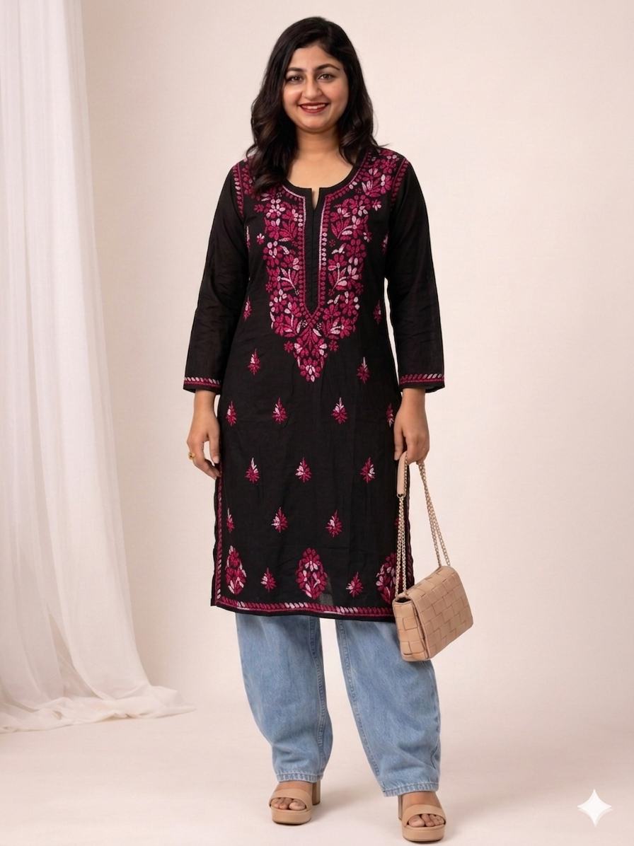chikenkari kurthi