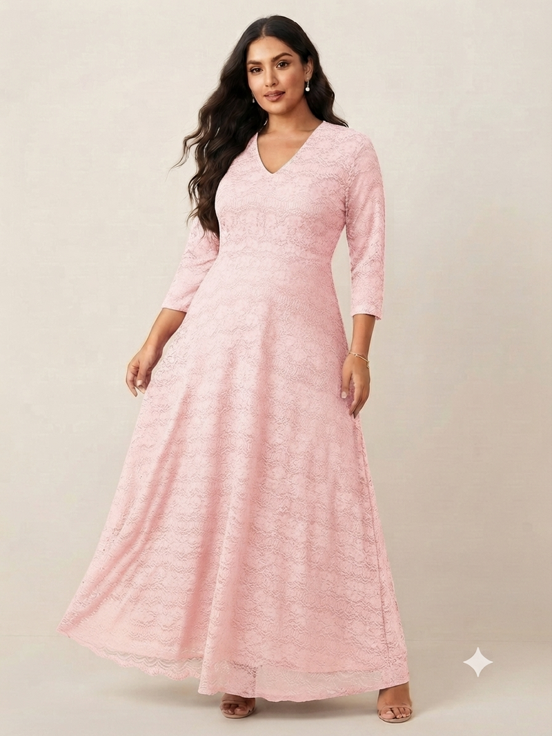 Korean net gown