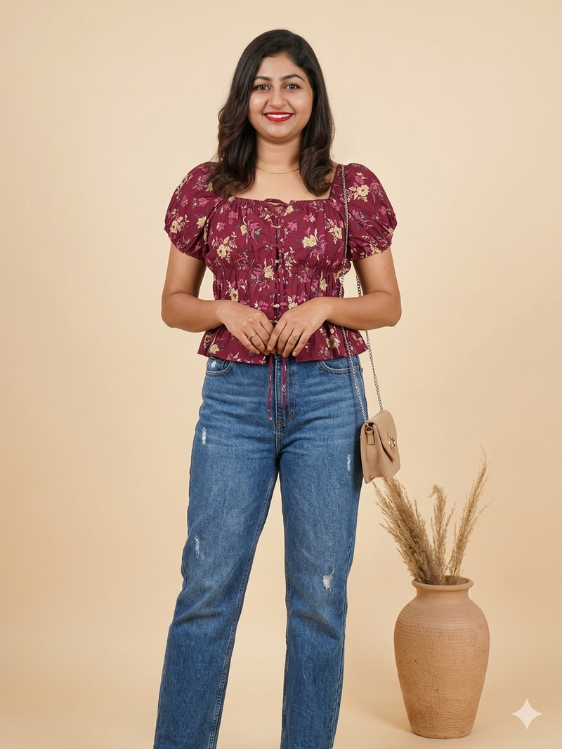 Cotton crop top