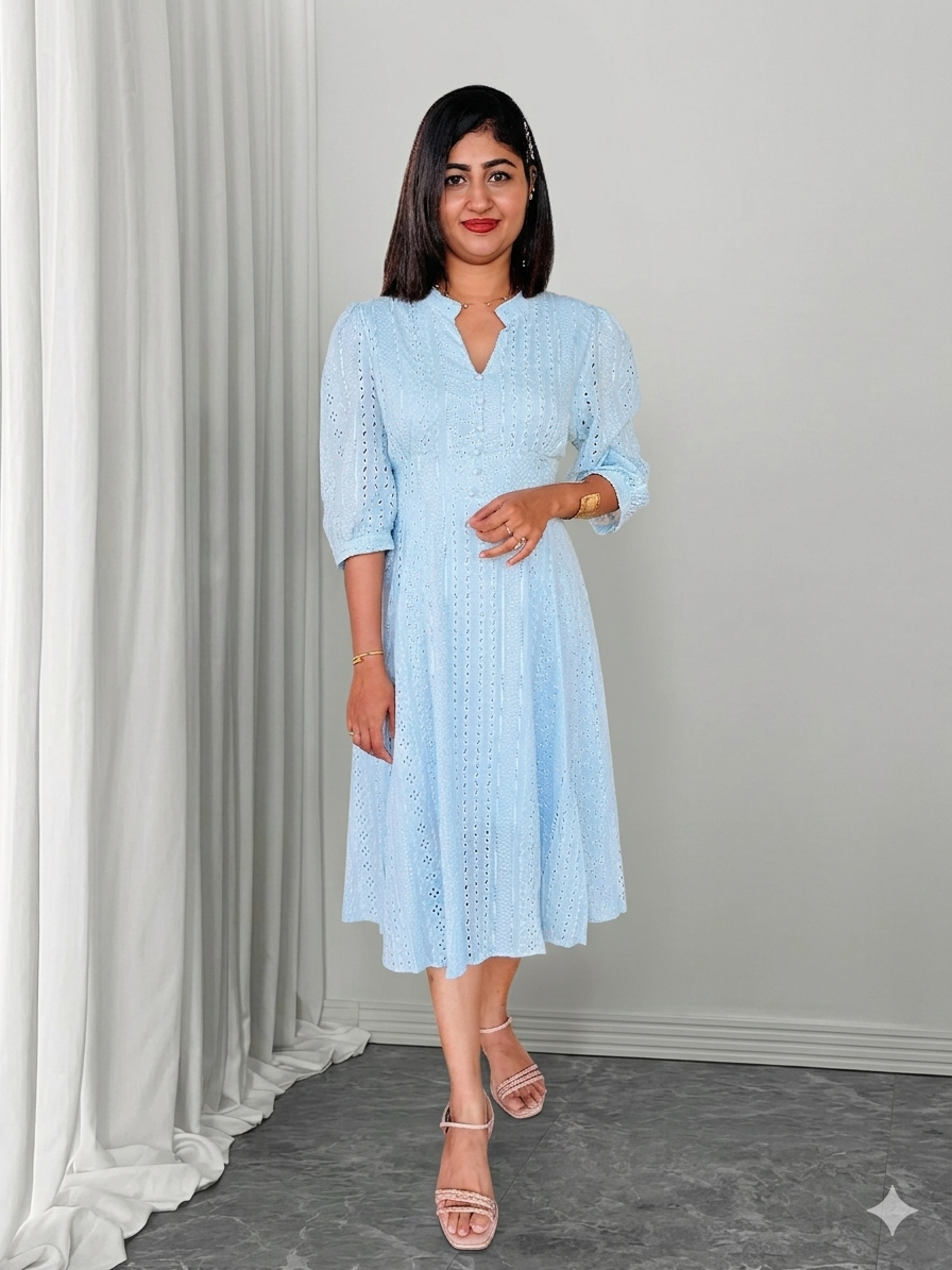 Korean Haccoba midy dress