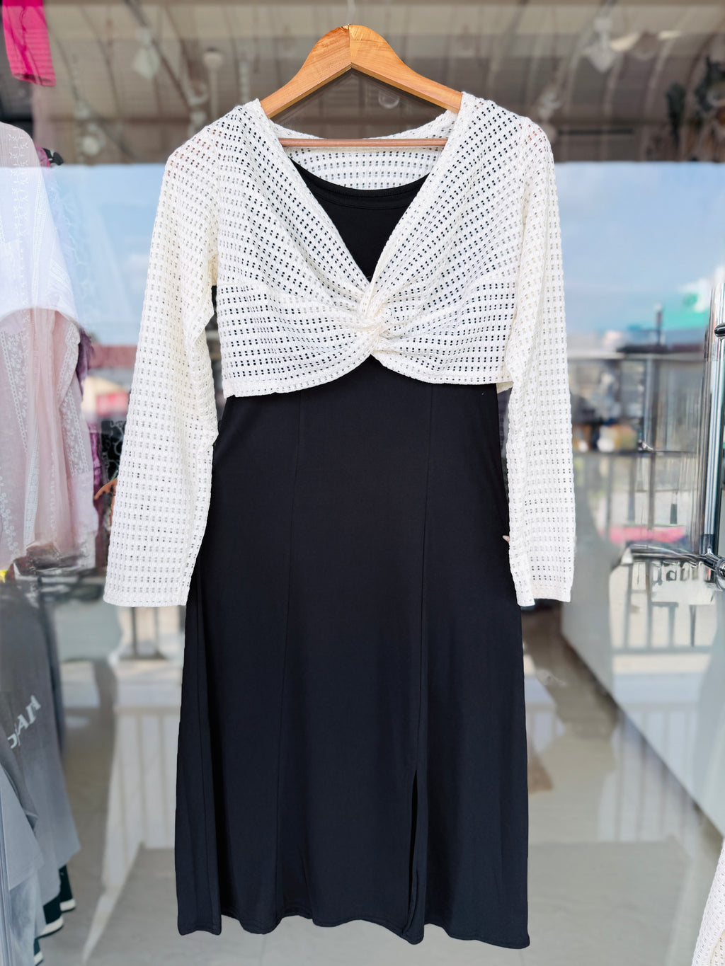 Korean shrug dresses