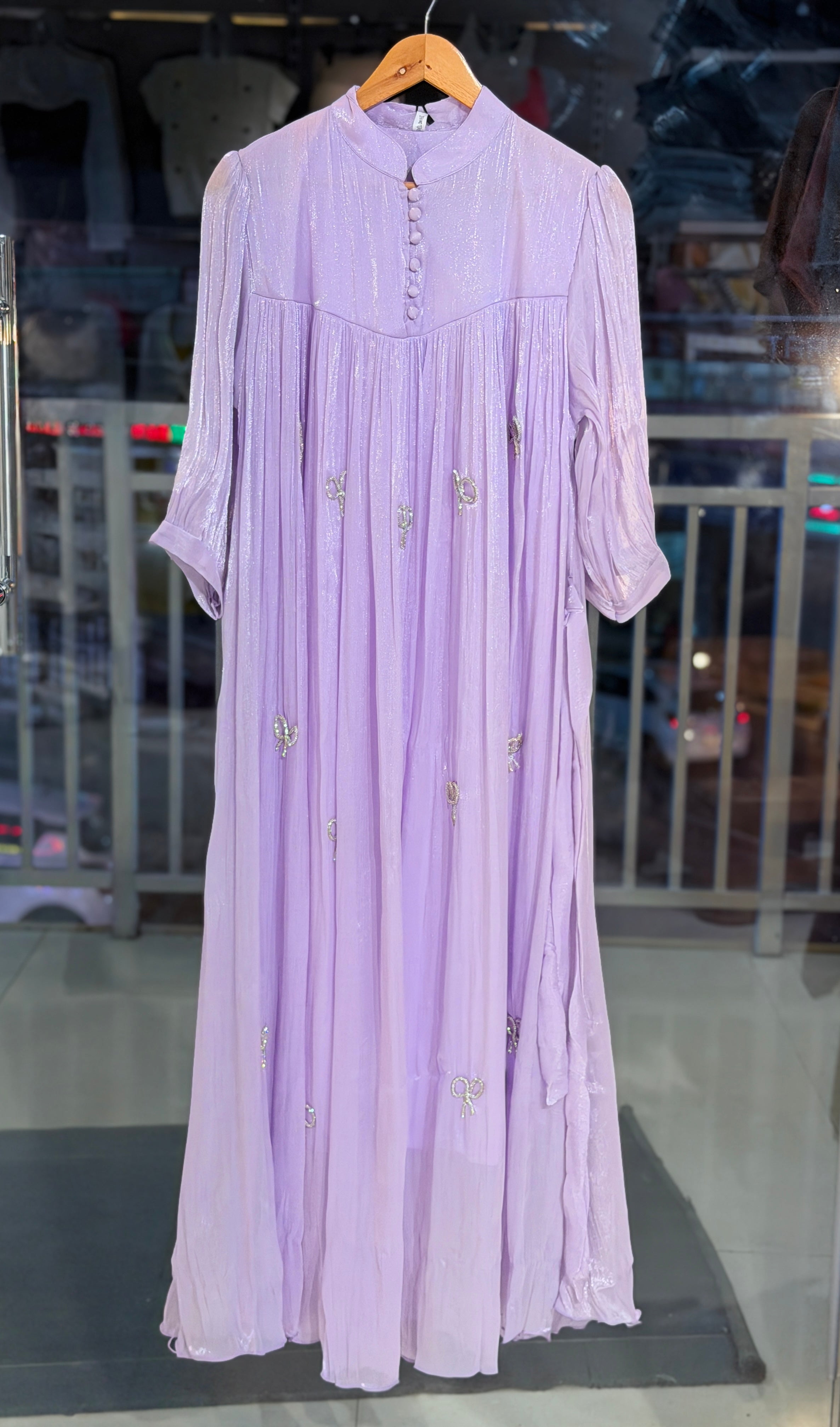 shimmer gown