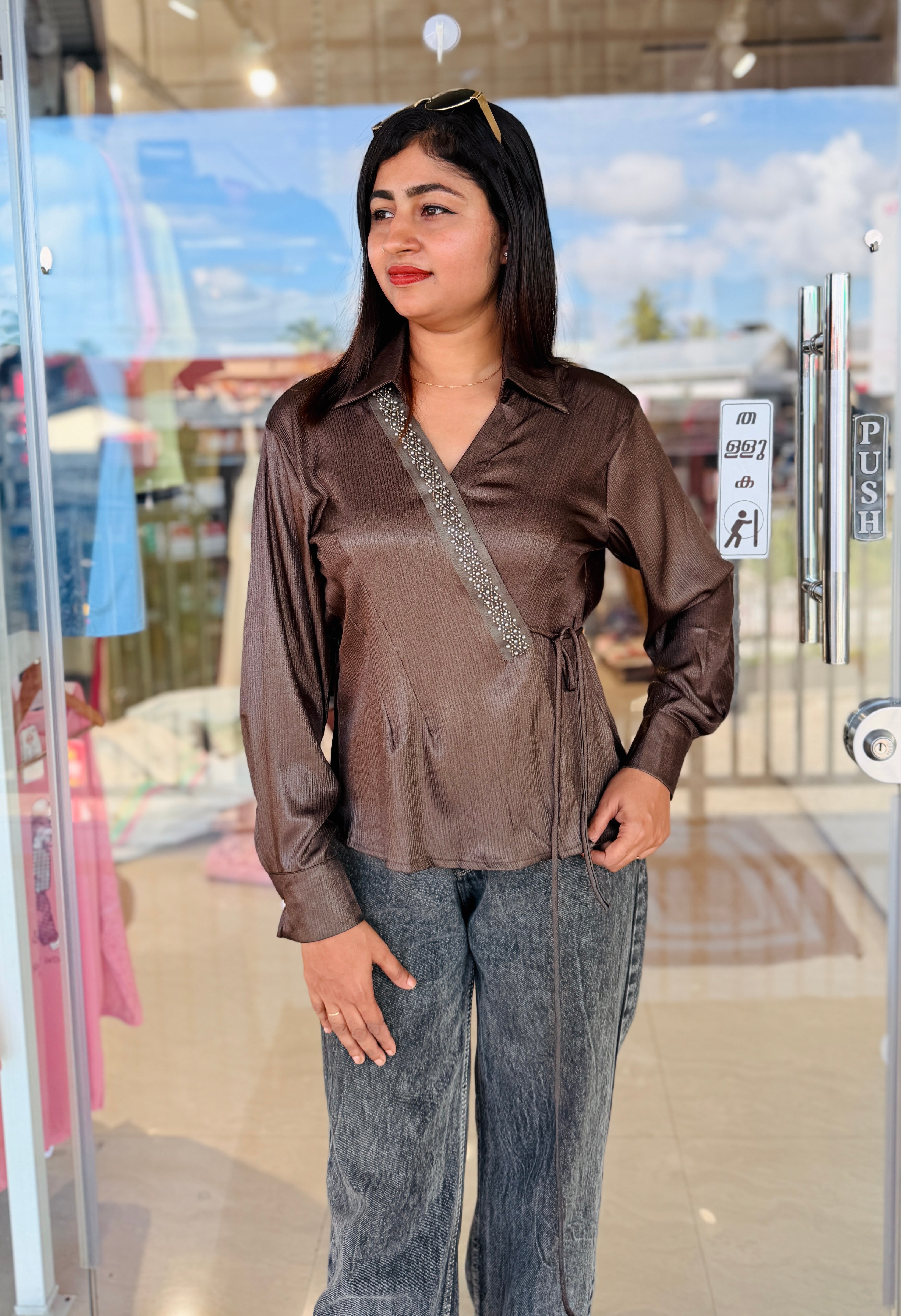 shimmer shirt