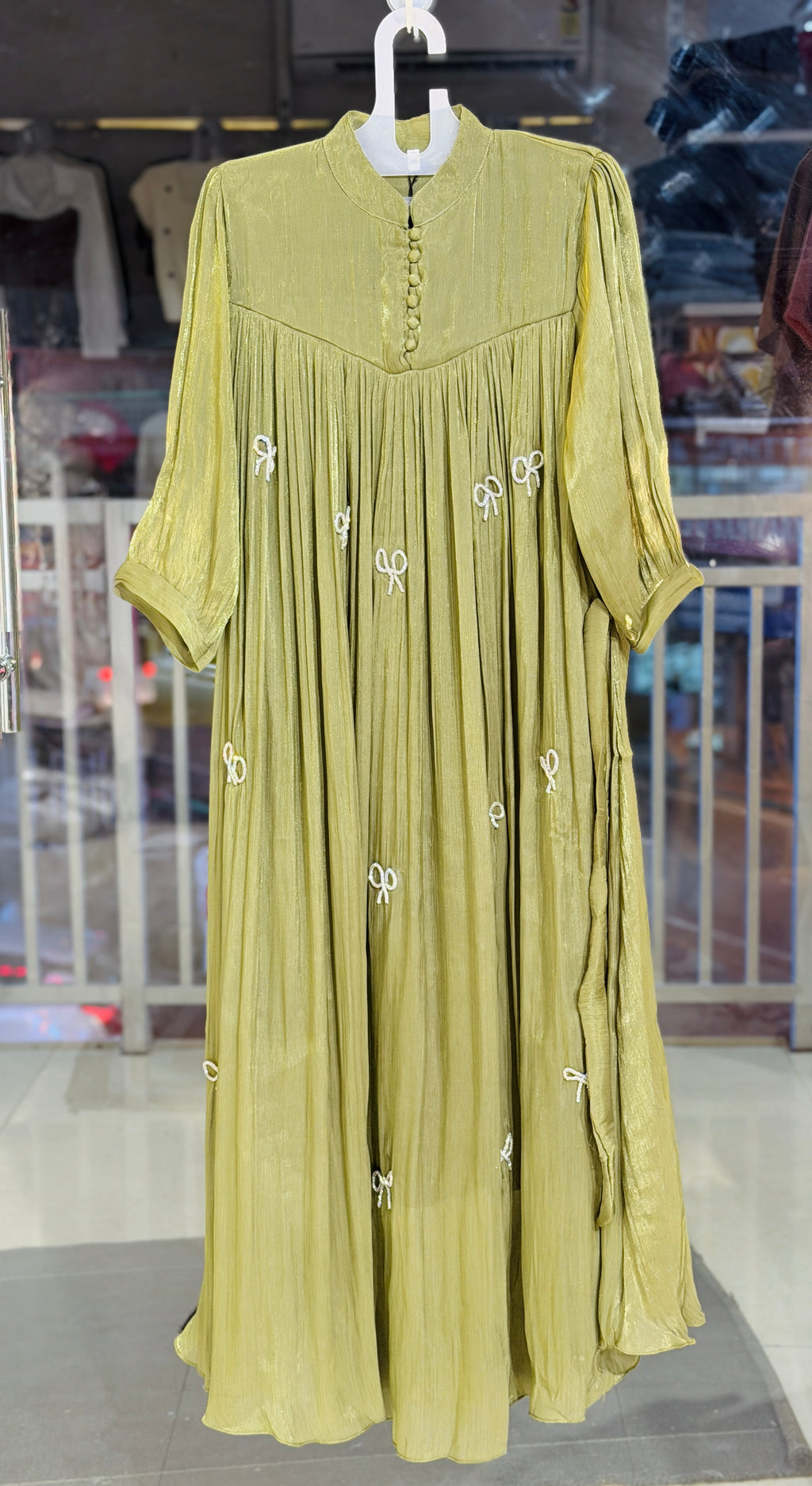 shimmer gown