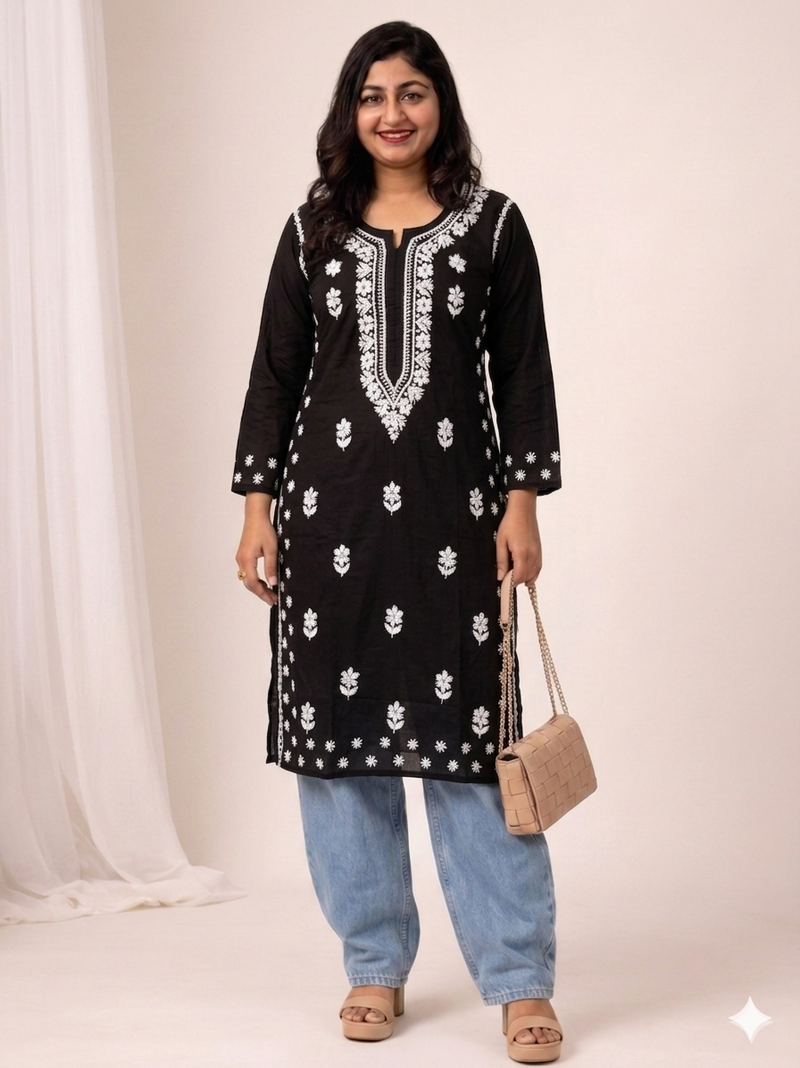 chikenkari kurthi