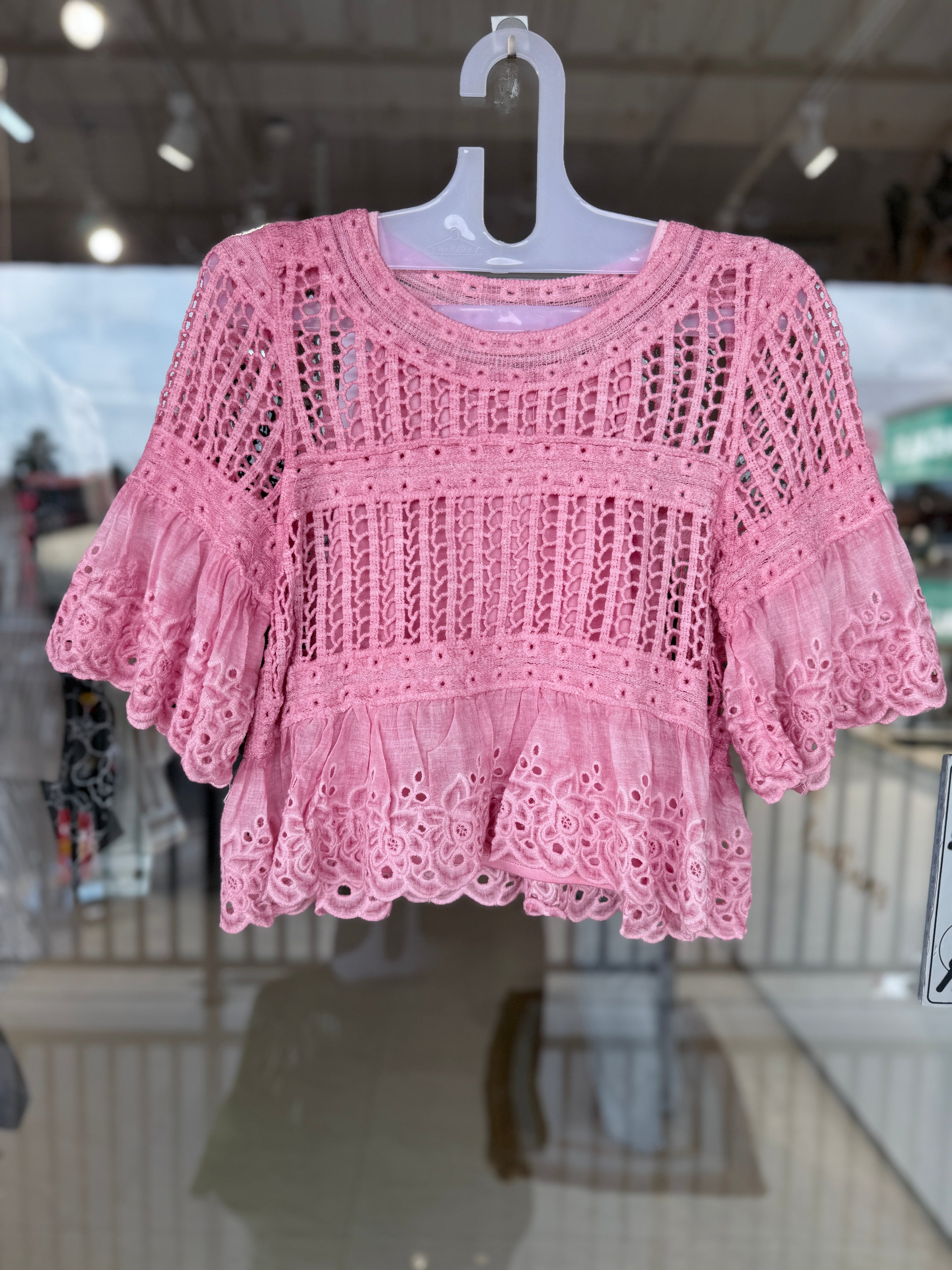 crochet short tops