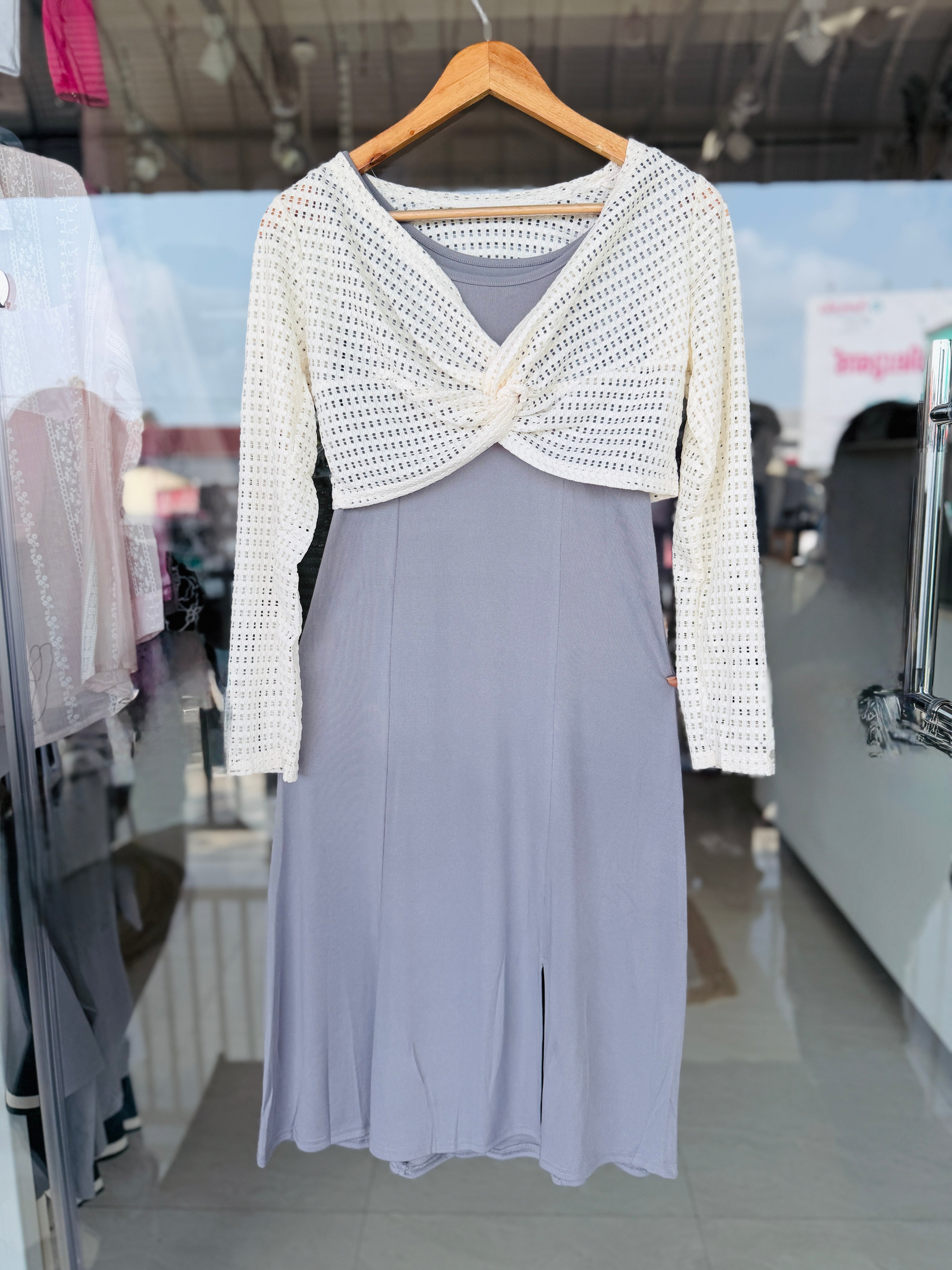 Korean shrug dresses