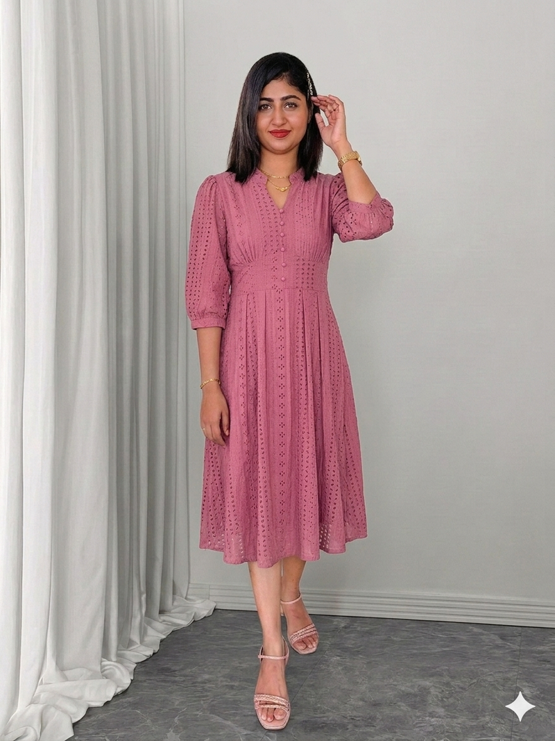 Korean Haccoba midy dress