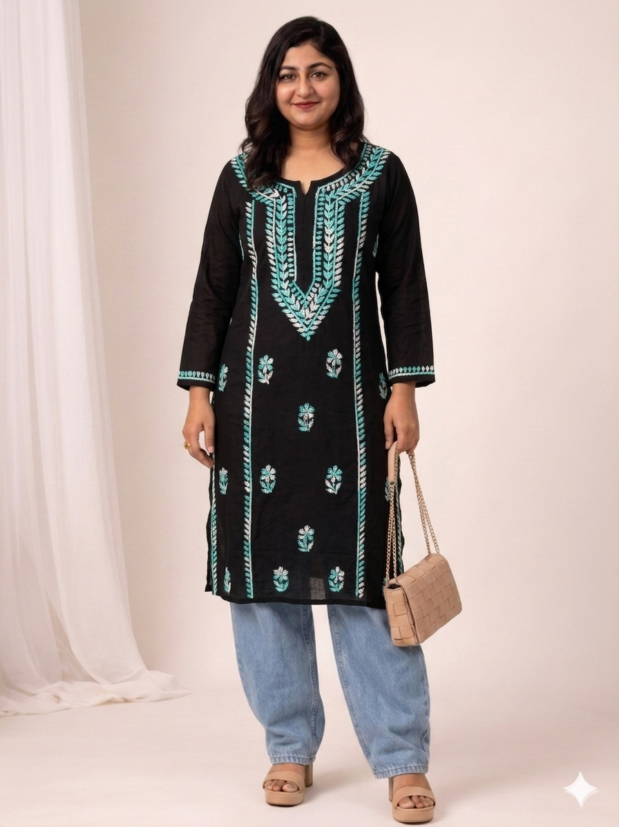 chikenkari kurthi