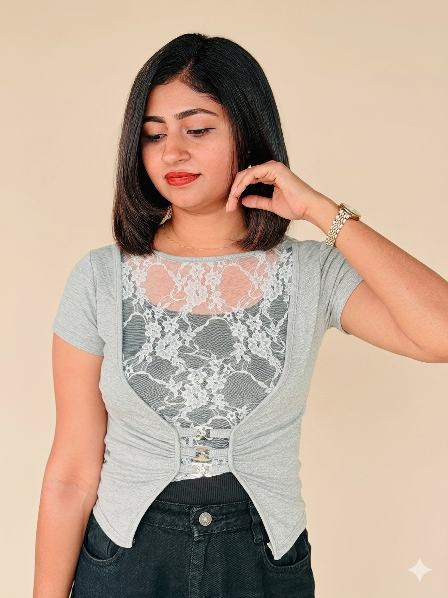 Korean crop top