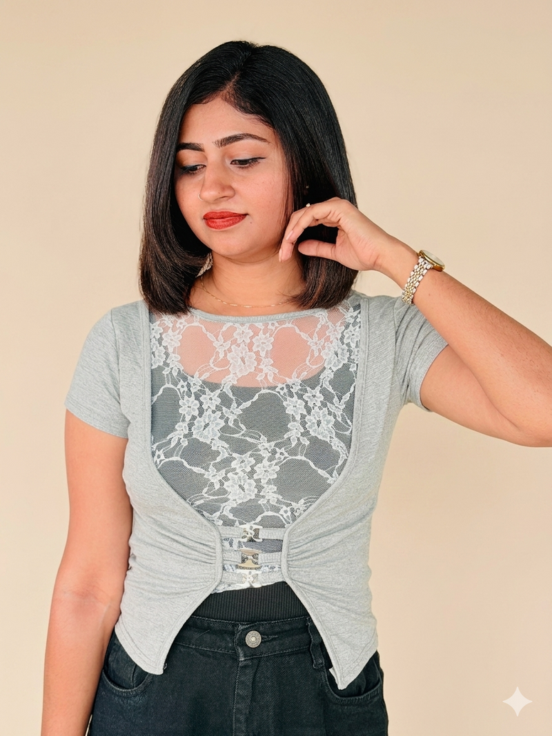 Korean crop top