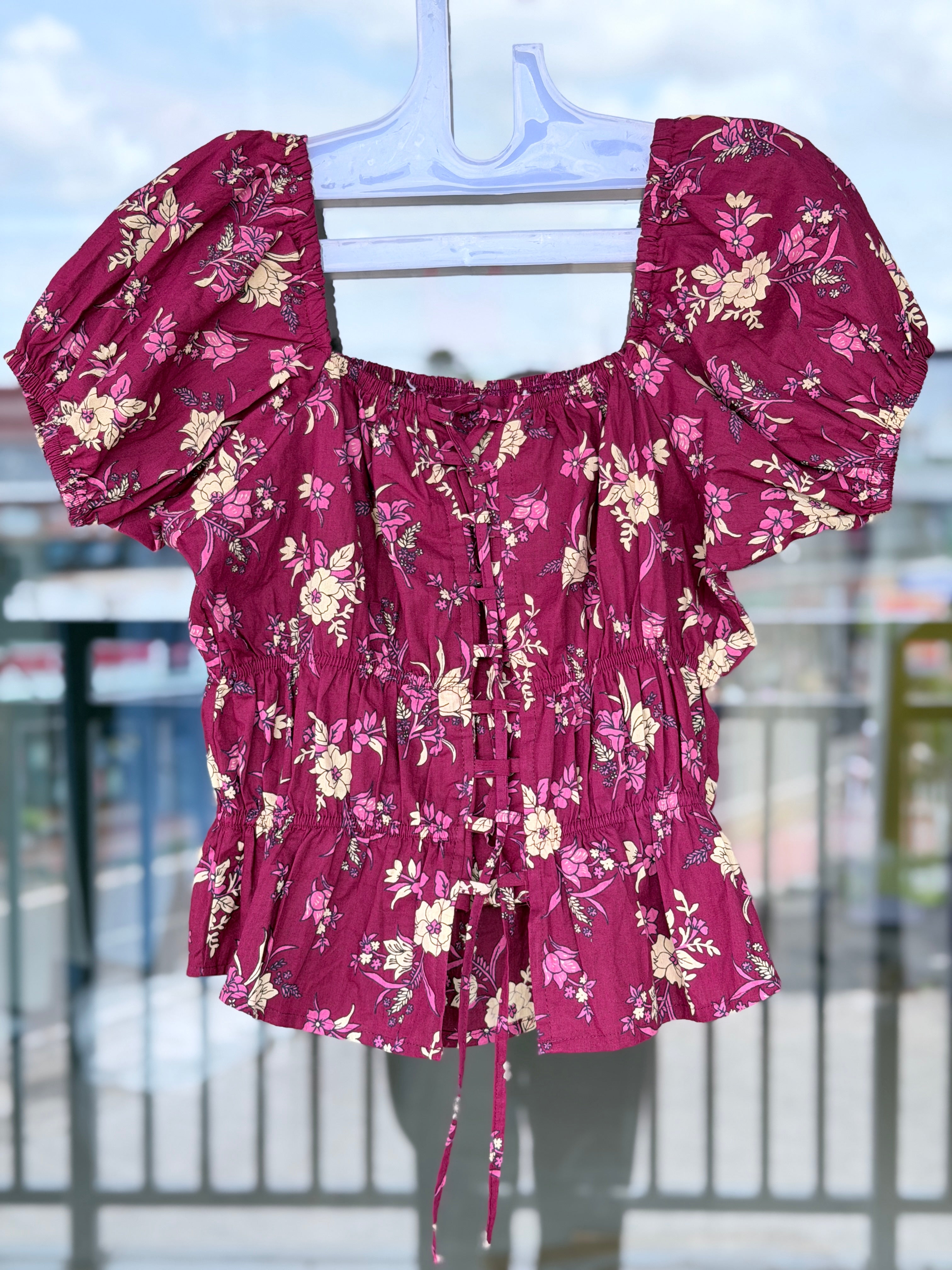 Cotton crop top