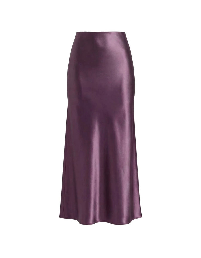 Satin skirt
