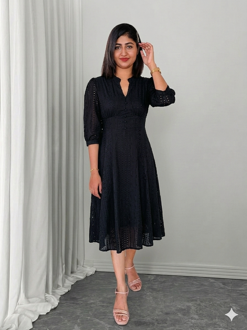 Korean Haccoba midy dress