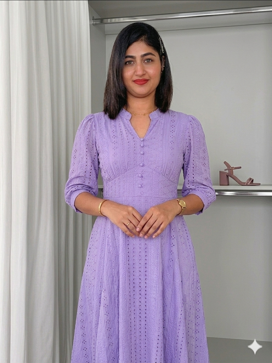 Korean Haccoba midy dress