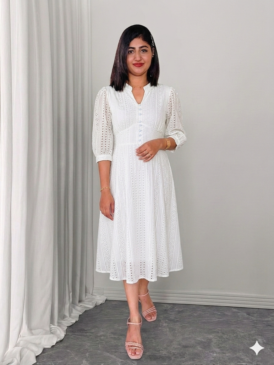 Korean Haccoba midy dress