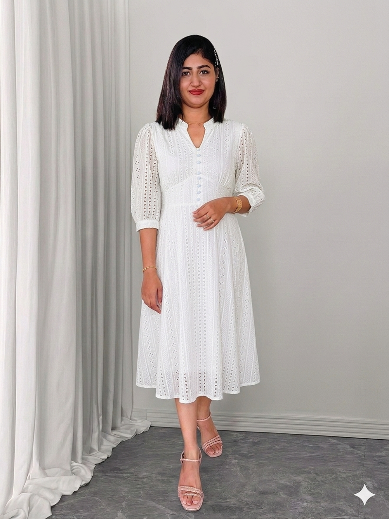 Korean Haccoba midy dress