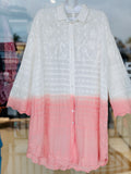 crochet long shirt