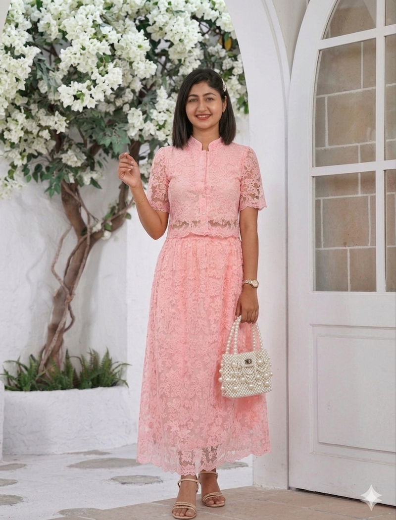 Korean skirt coordset