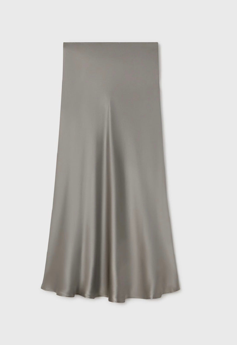 Satin skirt