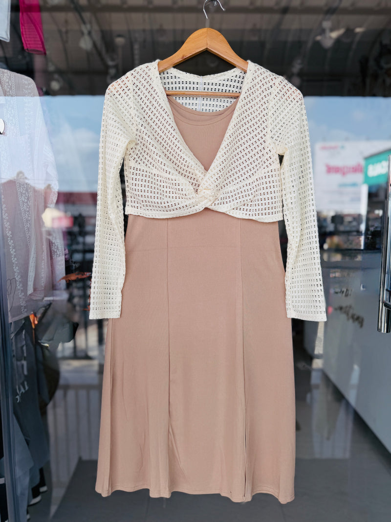 Korean shrug dresses