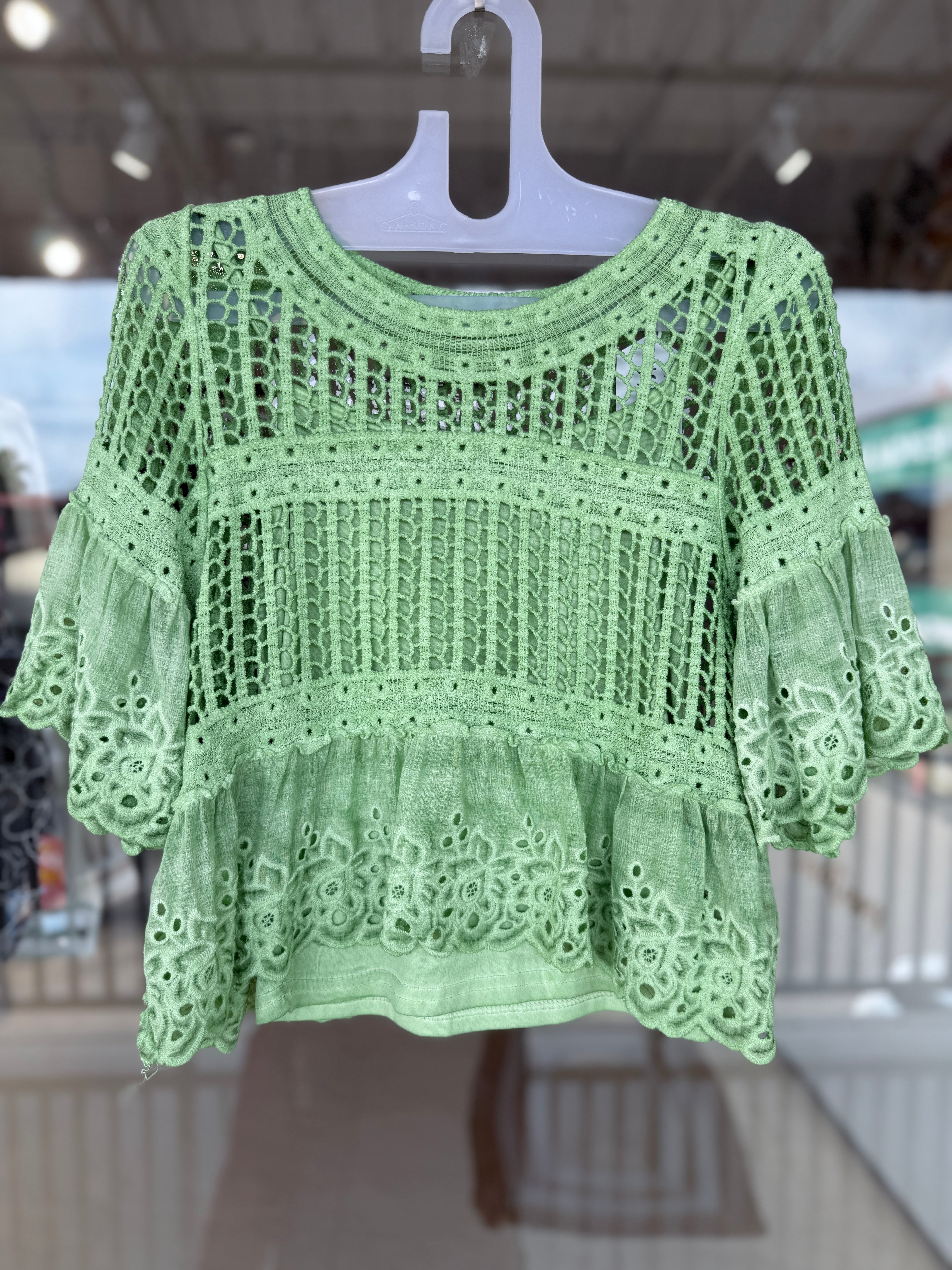 crochet short tops