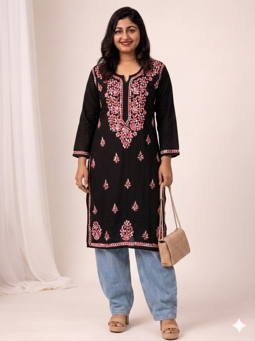 chikenkari kurthi