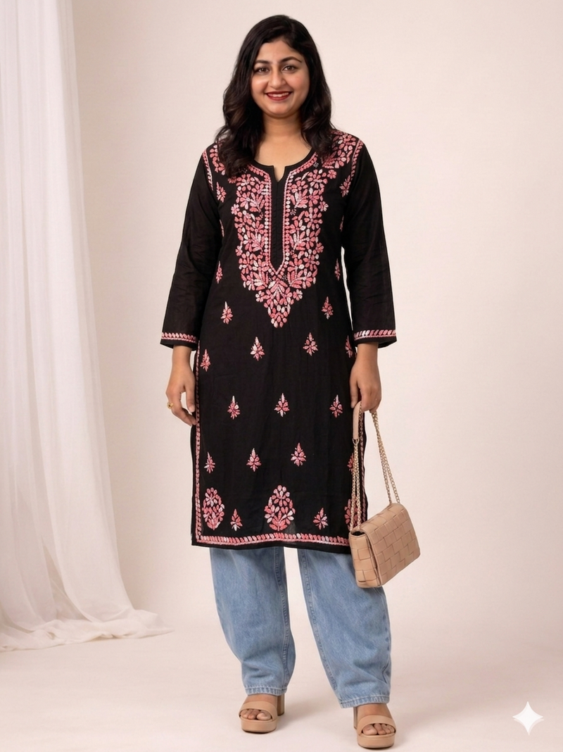chikenkari kurthi
