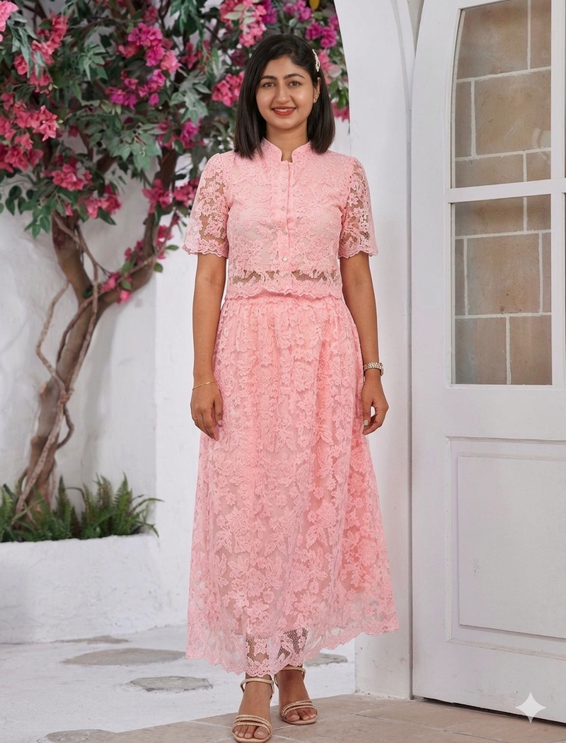 Korean skirt coordset